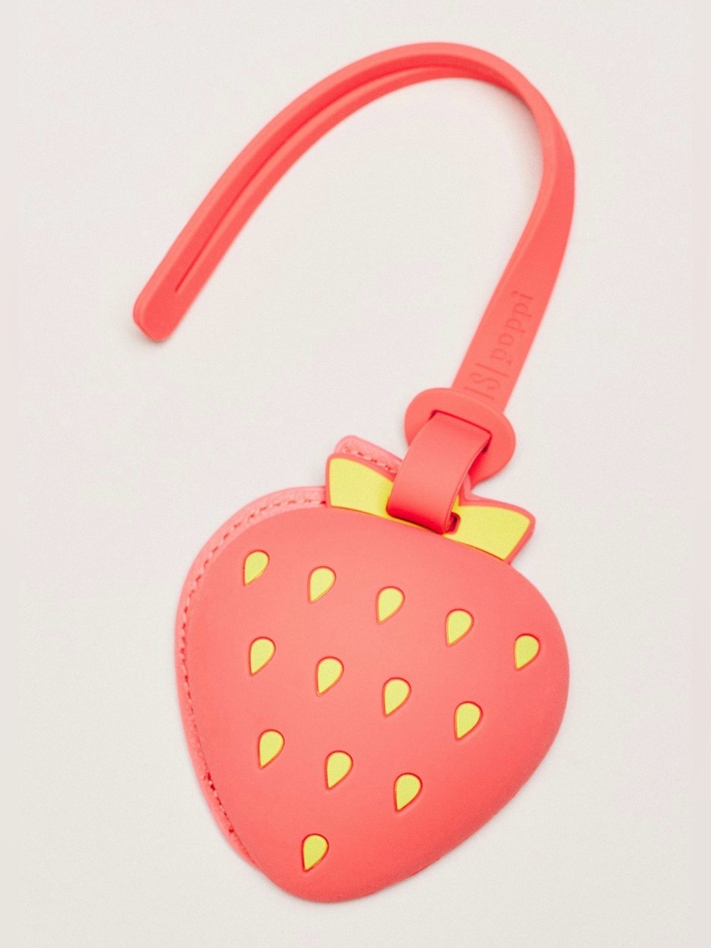 BEIS x Poppi Strawberry Mirror Bag Charm